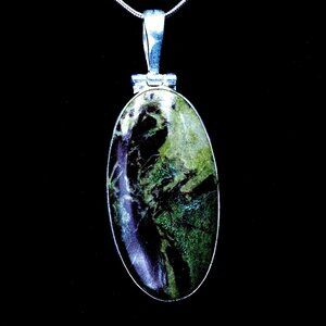 MOOKAITE GEMSTONE PENDANT NECKLACE JNZGG01